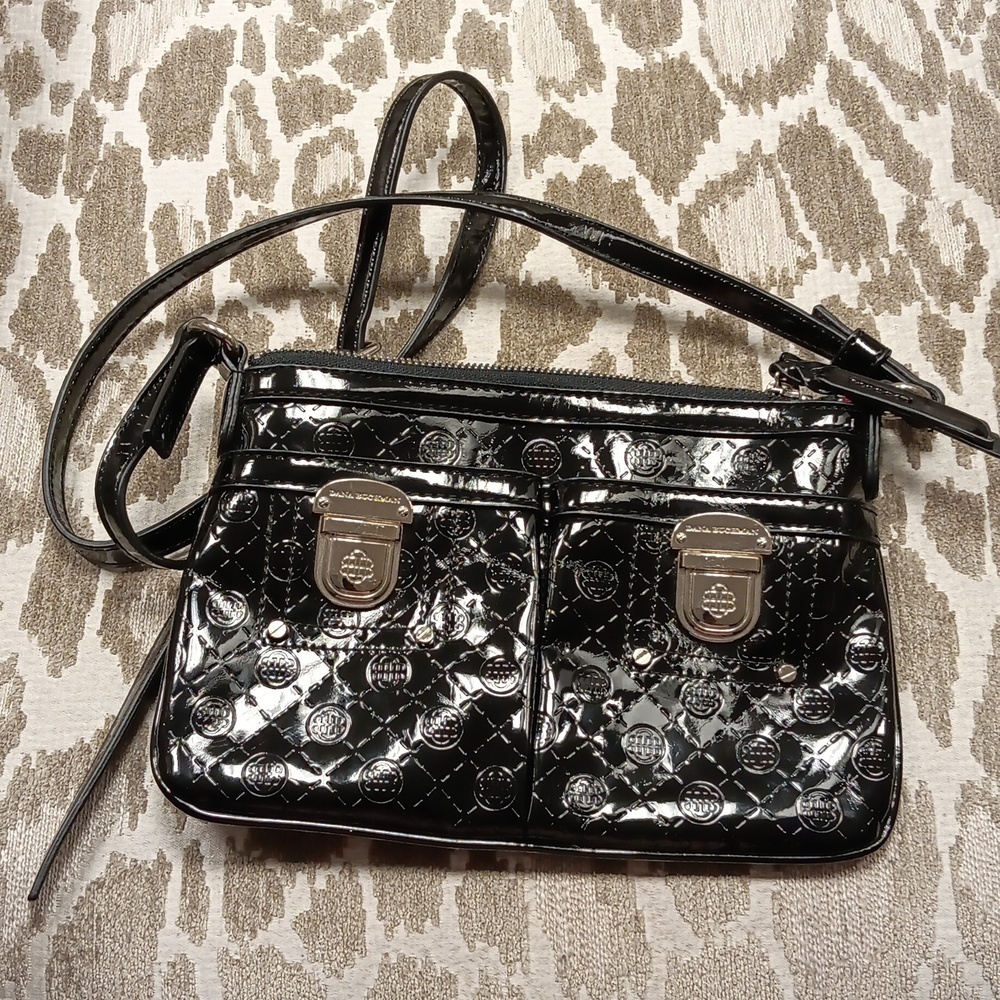 DANA Buchman Crossbody Purse Black Shoulder black Bag - Picture 4 of 4